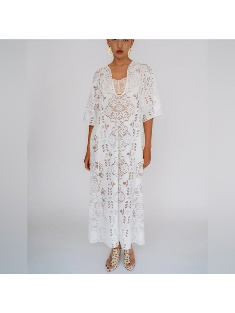 Mr Larkin Lola Dress, M, Pearl